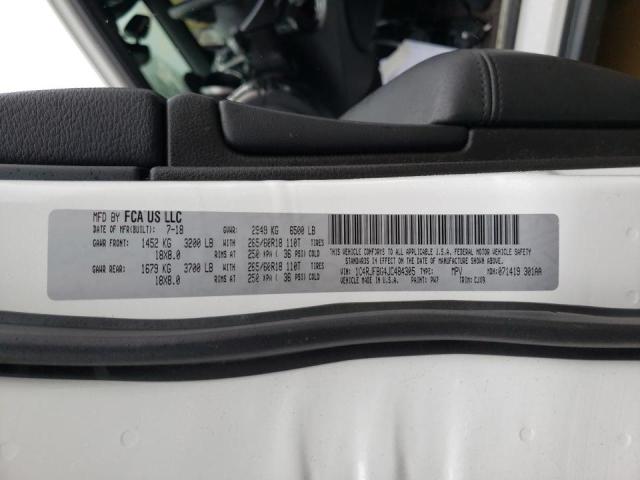 Photo 10 from auction – 2018 JEEP GRAND CHER with VIN 1C4RJFBG4JC484305