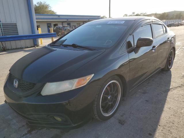 Photo 2 from auction – 2014 HONDA CIVIC LX with VIN 19XFB2E56EE039825