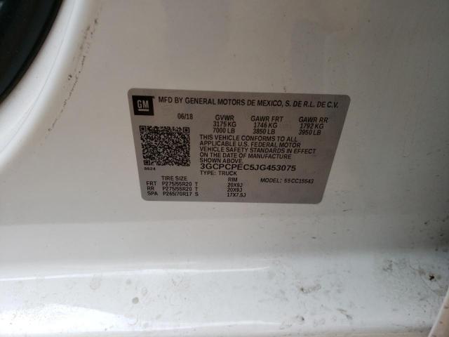 Photo 10 from auction – 2018 CHEVROLET SILVERADO with VIN 3GCPCPEC5JG453075