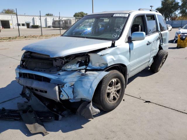 Photo 2 from auction – 2003 HONDA PILOT EXL with VIN 2HKYF18633H513315