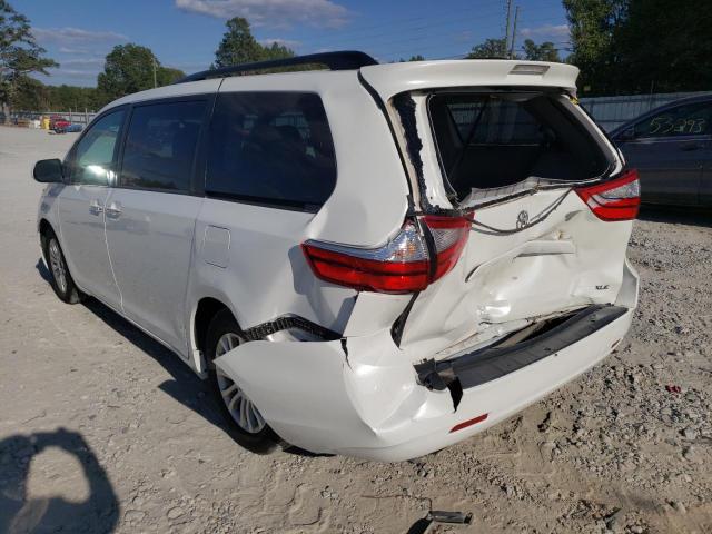Photo 3 from auction – 2015 TOYOTA SIENNA XLE with VIN 5TDYK3DC8FS688841