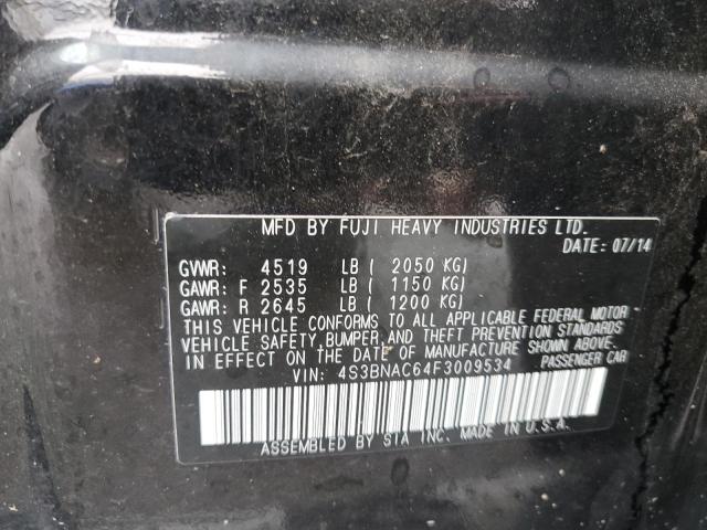 Photo 10 from auction – 2015 SUBARU LEGACY 2.5 with VIN 4S3BNAC64F3009534