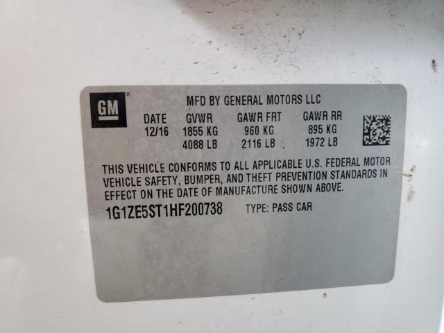 Photo 10 from auction – 2017 CHEVROLET MALIBU LT with VIN 1G1ZE5ST1HF200738