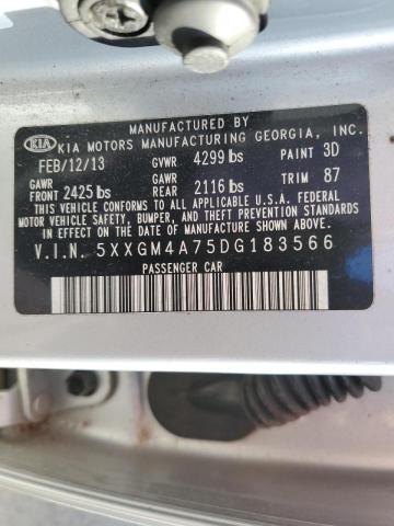 Photo 10 from auction – 2013 KIA OPTIMA LX with VIN 5XXGM4A75DG183566