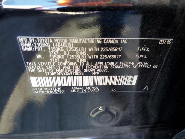 Photo 10 from auction – 2016 TOYOTA RAV4 XLE with VIN 2T3RFREVXGW470055