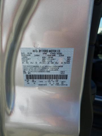 Photo 10 from auction – 2010 FORD ESCAPE XLT with VIN 1FMCU0DG5AKA53982