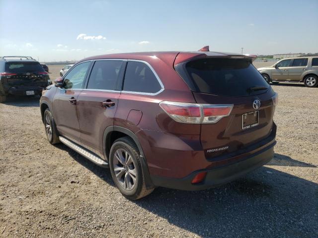 Photo 3 from auction – 2016 TOYOTA HIGHLANDER with VIN 5TDZKRFHXGS137523