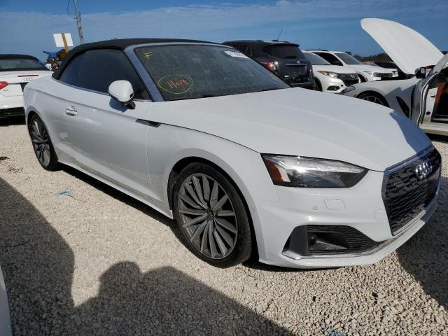 AUDI A5 2021 with VIN WAUYAGF55MN001890 - Photo from auction