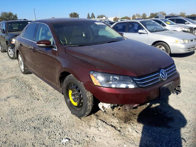 Photo 1 from auction – 2014 VOLKSWAGEN PASSAT SE with VIN 1VWBT7A34EC046533