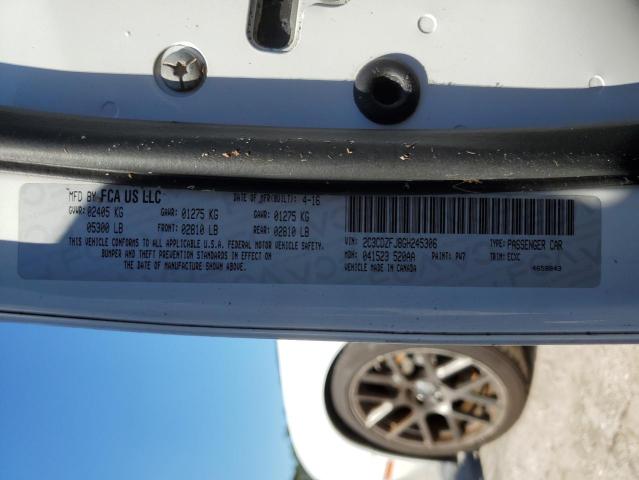 Photo 10 from auction – 2016 DODGE CHALLENGER with VIN 2C3CDZFJ8GH245306