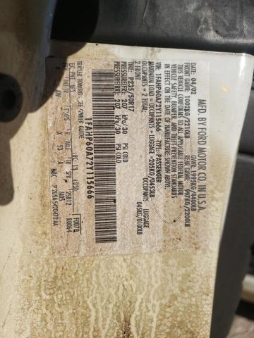 Photo 10 from auction – 2002 FORD THUNDERBIR with VIN 1FAHP60A72Y115666
