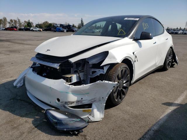 Photo 2 from auction – 2022 TESLA MODEL Y with VIN 7SAYGDEF8NF404016