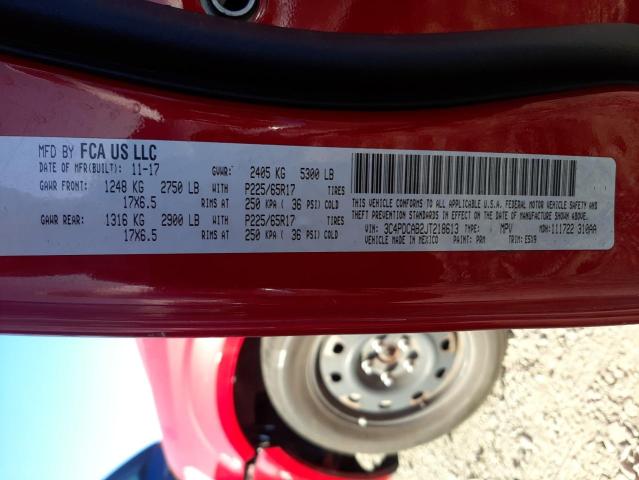 Photo 10 from auction – 2018 DODGE JOURNEY SE with VIN 3C4PDCAB2JT218613