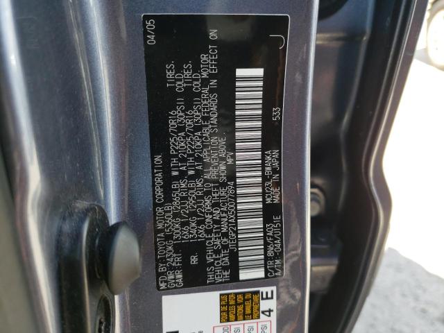 Foto 10 de la subasta – 2005 TOYOTA HIGHLANDER con VIN JTEGP21AX50077894