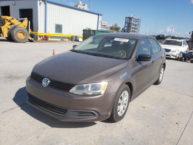 Photo 2 from auction – 2014 VOLKSWAGEN JETTA BASE with VIN 3VW1K7AJXEM425113