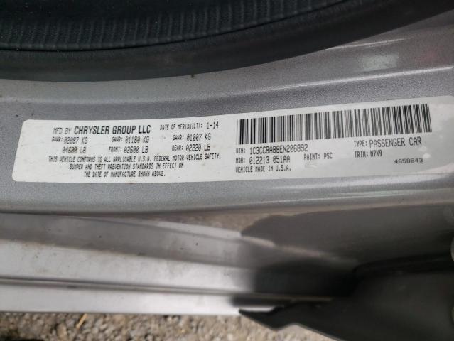 Photo 10 from auction – 2014 CHRYSLER 200 LX with VIN 1C3CCBAB8EN206892