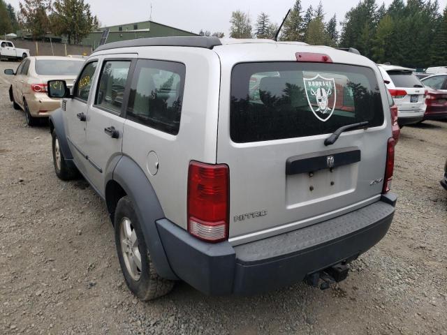 Photo 3 from auction – 2007 DODGE NITRO SXT with VIN 1D8GU28K07W643283