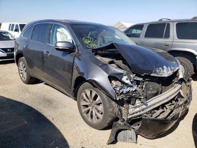 ACURA MDX TECHNO 2015 with VIN 5FRYD4H49FB019919 - Photo from auction