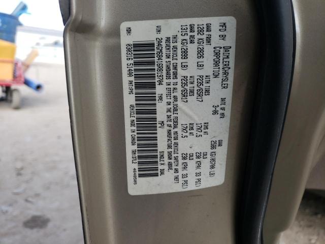 Photo 10 from auction – 2006 CHRYSLER PACIFICA T with VIN 2A4GM68416R819704