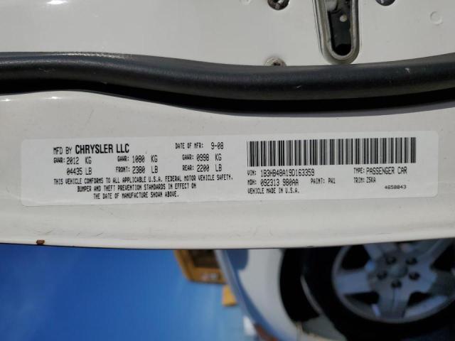 Photo 10 from auction – 2009 DODGE CALIBER SX with VIN 1B3HB48A19D163359