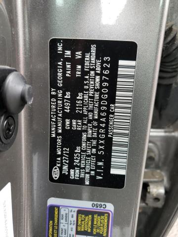 Photo 10 from auction – 2013 KIA OPTIMA SX with VIN 5XXGR4A69DG097623