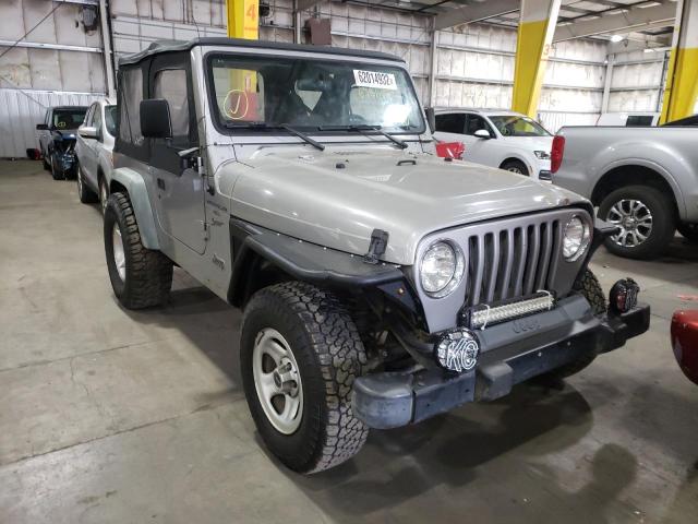 JEEP WRANGLER / 2000 with VIN 1J4FA49SXYP799236 - Photo from auction