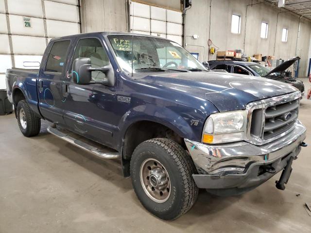 FORD F250 SUPER 2002 with VIN 1FTNW21L22ED71689 - Photo from auction