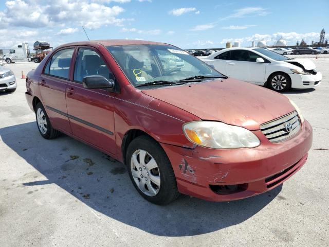 TOYOTA COROLLA CE 2004 with VIN JTDBR32E542018724 - Photo from auction