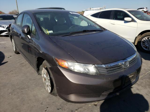 HONDA CIVIC LX 2012 with VIN 2HGFB2F56CH542319 - Photo from auction