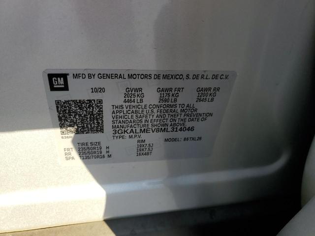 Photo 10 from auction – 2021 GMC TERRAIN SL with VIN 3GKALMEV8ML314046