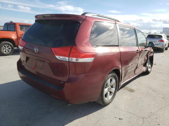 Photo 4 from auction – 2013 TOYOTA SIENNA LE with VIN 5TDKK3DC5DS339302