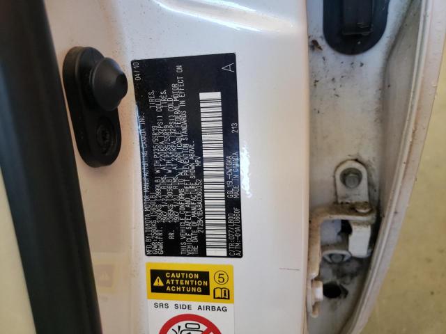 Photo 10 from auction – 2010 LEXUS RX 350 with VIN 2T2BK1BA8AC060352