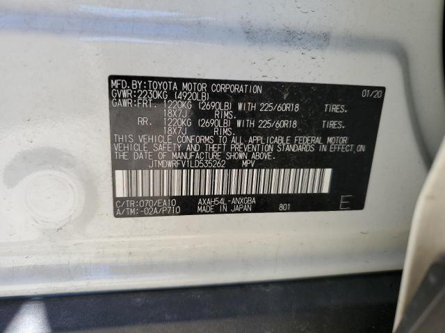 Photo 10 from auction – 2020 TOYOTA RAV4 LIMIT with VIN JTMDWRFV1LD535262