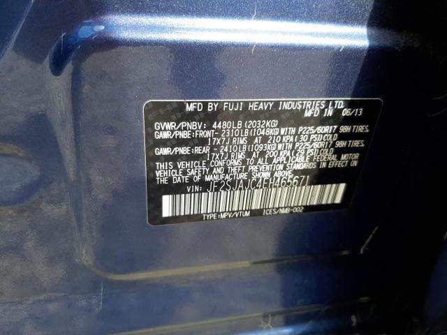 Photo 10 from auction – 2014 SUBARU FORESTER 2 with VIN JF2SJAJC4EH465671