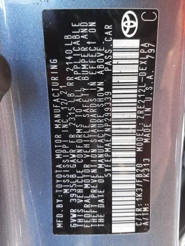 Photo 10 from auction – 2022 TOYOTA COROLLA LE with VIN 5YFEPMAE7NP299339