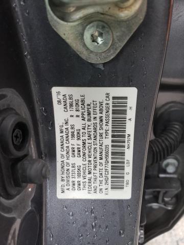 Photo 10 from auction – 2016 HONDA CIVIC EX with VIN 2HGFC2F77GH566035