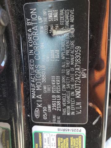 Photo 10 from auction – 2010 KIA SOUL + with VIN KNDJT2A22A7183059