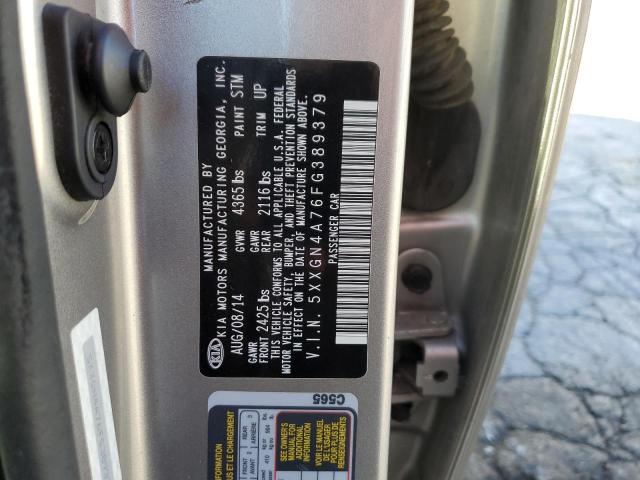 Photo 10 from auction – 2015 KIA OPTIMA EX with VIN 5XXGN4A76FG389379