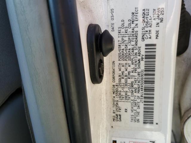 Zdjęcie 10 z aukcji – 2005 TOYOTA 4RUNNER SR z VIN JTEBU14R450069031