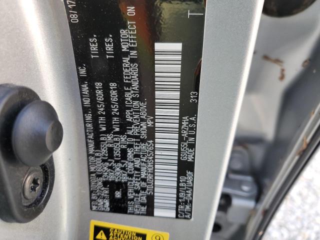 Photo 10 from auction – 2017 TOYOTA HIGHLANDER with VIN 5TDJZRFH0HS457654