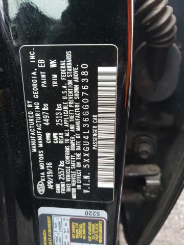 Foto 10 de la subasta – 2016 KIA OPTIMA EX con VIN 5XXGU4L36GG076380