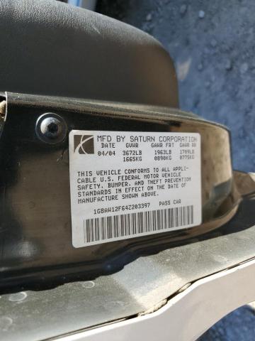Photo 10 from auction – 2004 SATURN ION LEVEL with VIN 1G8AW12F64Z203397