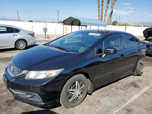 Photo 2 from auction – 2015 HONDA CIVIC LX with VIN 19XFB2F59FE099551