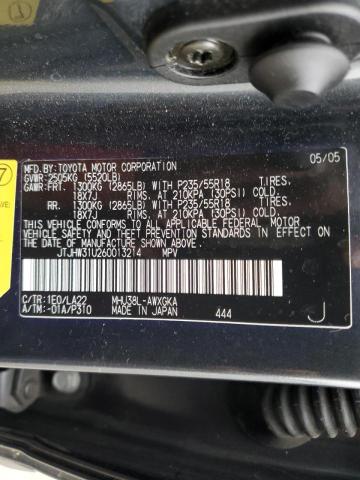 Photo 10 from auction – 2006 LEXUS RX 400 with VIN JTJHW31U260013214