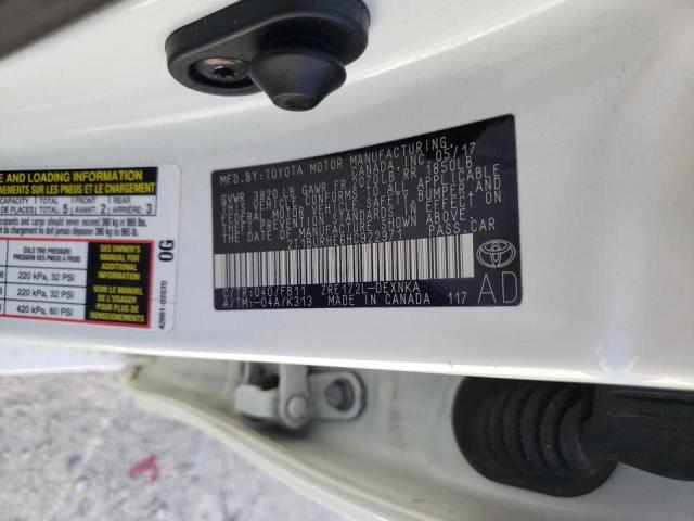 Photo 10 from auction – 2017 TOYOTA COROLLA L with VIN 2T1BURHE6HC922971