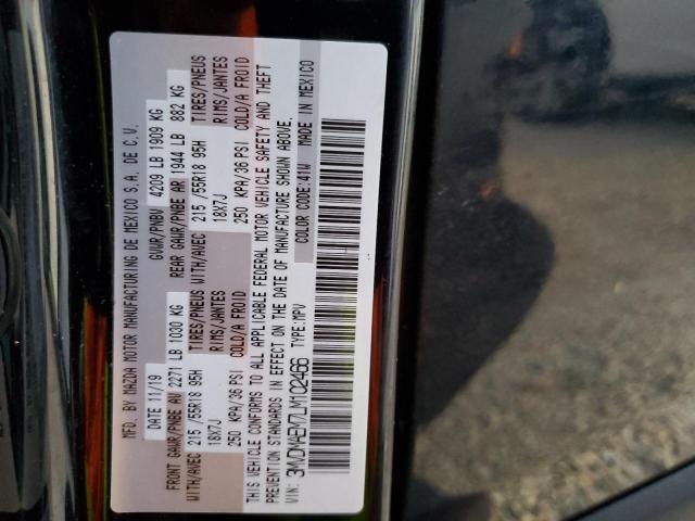 Photo 10 from auction – 2020 MAZDA CX-30 PREM with VIN 3MVDMAEM7LM102466