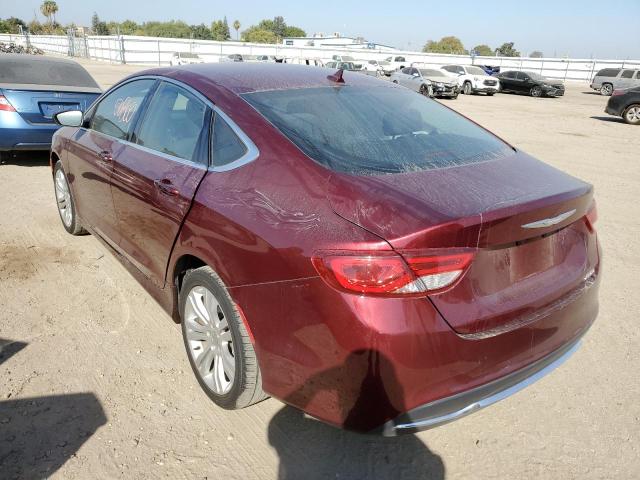 Photo 3 from auction – 2016 CHRYSLER 200 LIMITE with VIN 1C3CCCAB7GN106968