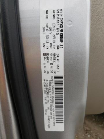 Photo 10 from auction – 2012 CHRYSLER TOWN & COU with VIN 2C4RC1BG7CR351027