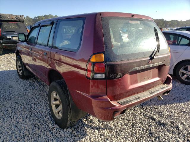 Photo 3 from auction – 2000 MITSUBISHI MONTERO SP with VIN JA4LS21H3YP006394