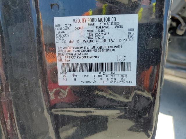 Photo 10 from auction – 2006 FORD F150 with VIN 1FTRX12W76NB72337